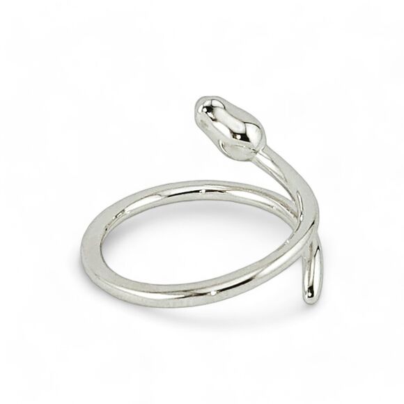 Sterling Silver 925 Rose Ring - Picture 3 of 5